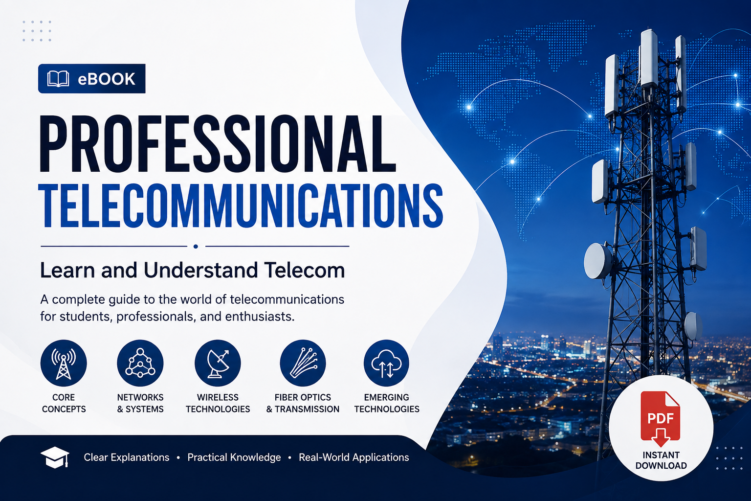 Professional Telecommunications: Learn and Understand Telecom (eBook PDF)
